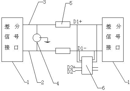 Anti-static and lightning-prevention dual protection circuit