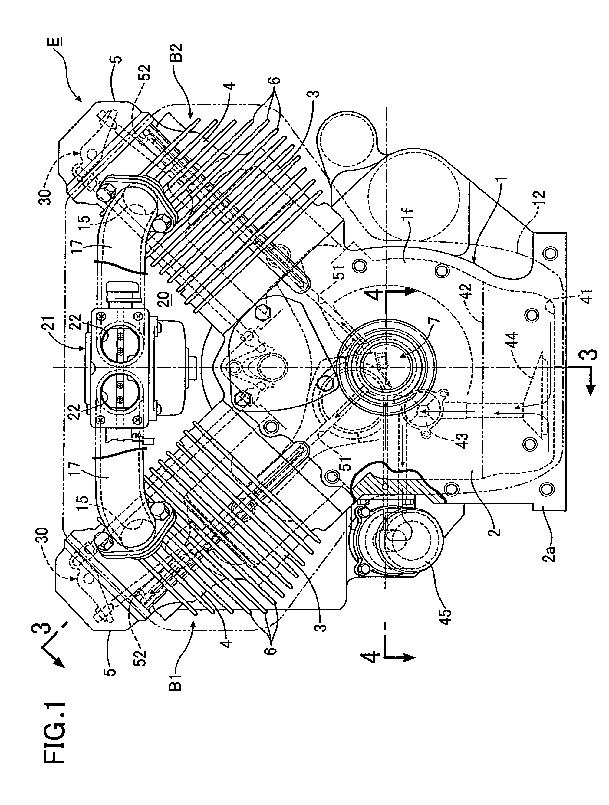 Lubricating system for air-cooled general-purpose engine