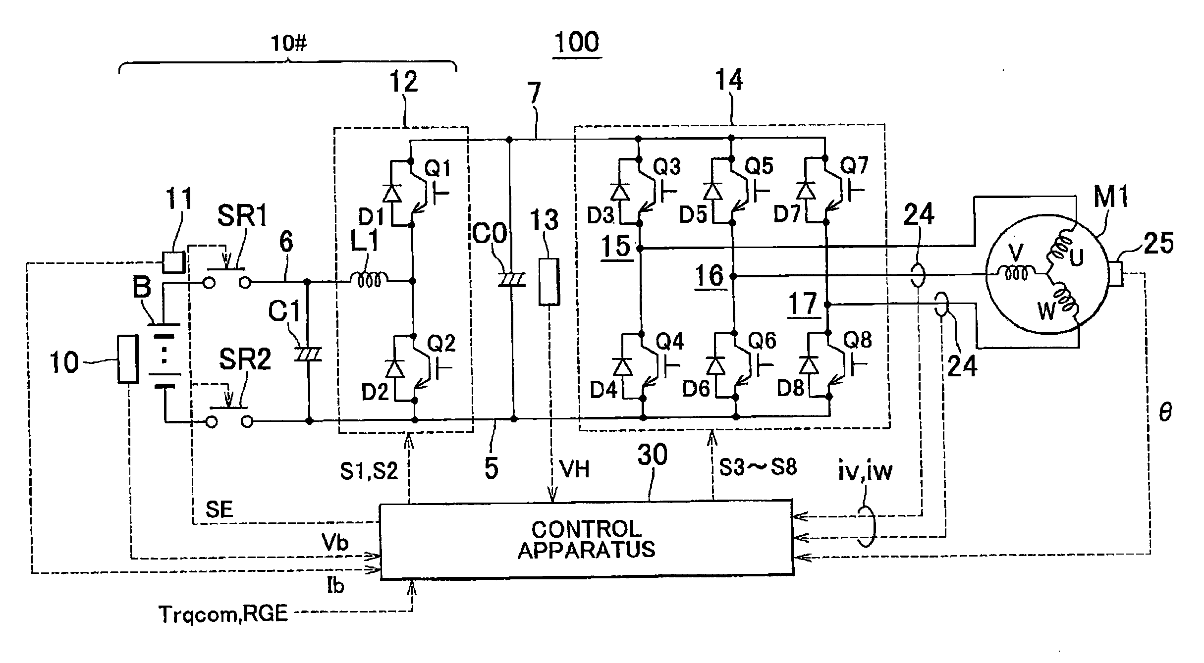 Alternating-current motor control apparatus