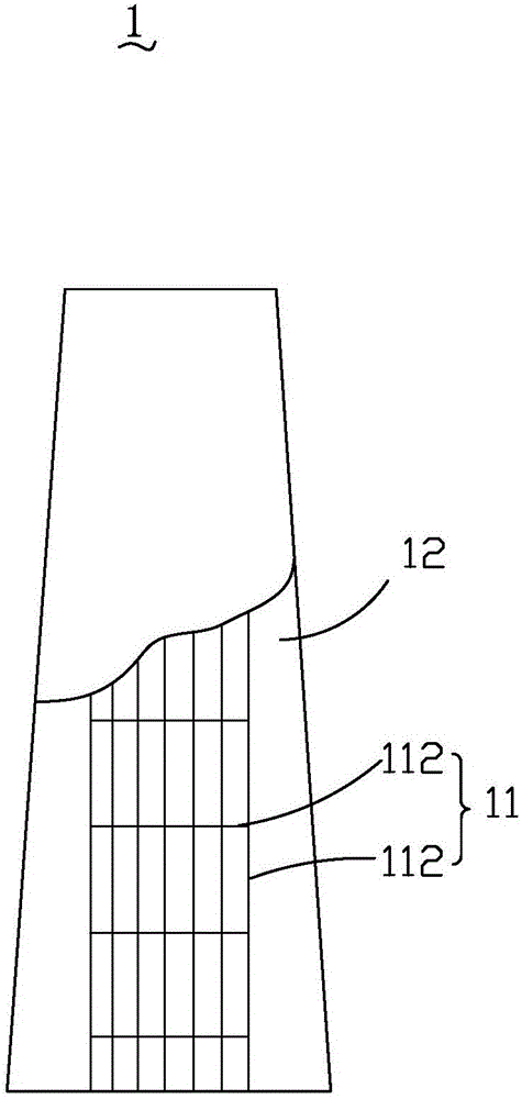 Small-bending-moment steel bar concrete pole as well as production device and manufacturing process thereof