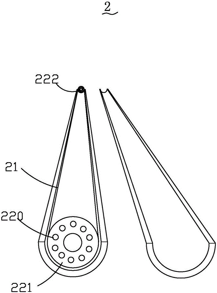 Small-bending-moment steel bar concrete pole as well as production device and manufacturing process thereof