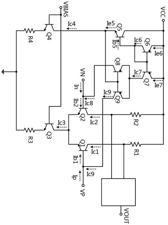 Cancellation circuit for input current of operational amplifier