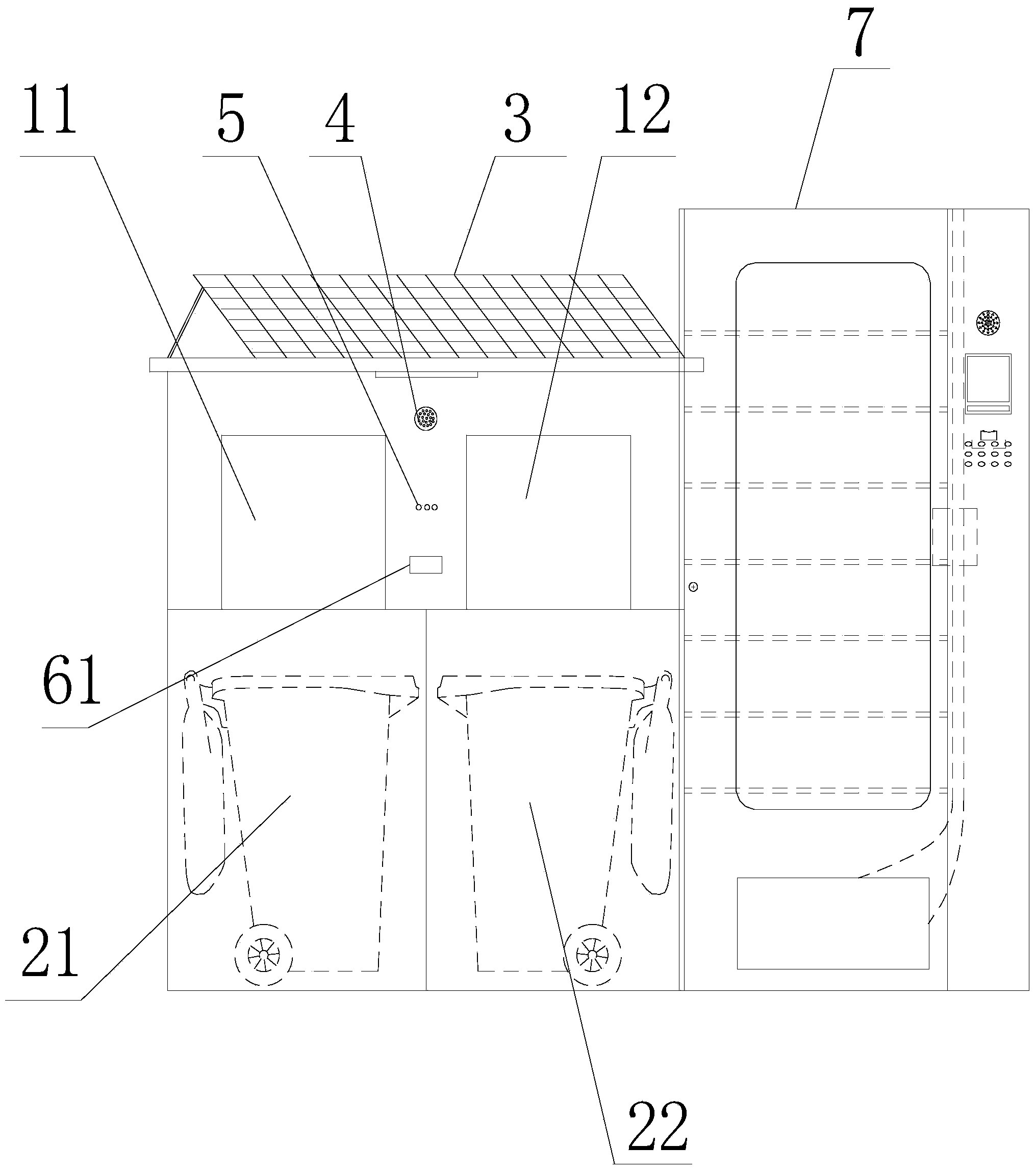 Garbage sorting platform and method based on two-dimensional code recognition technology