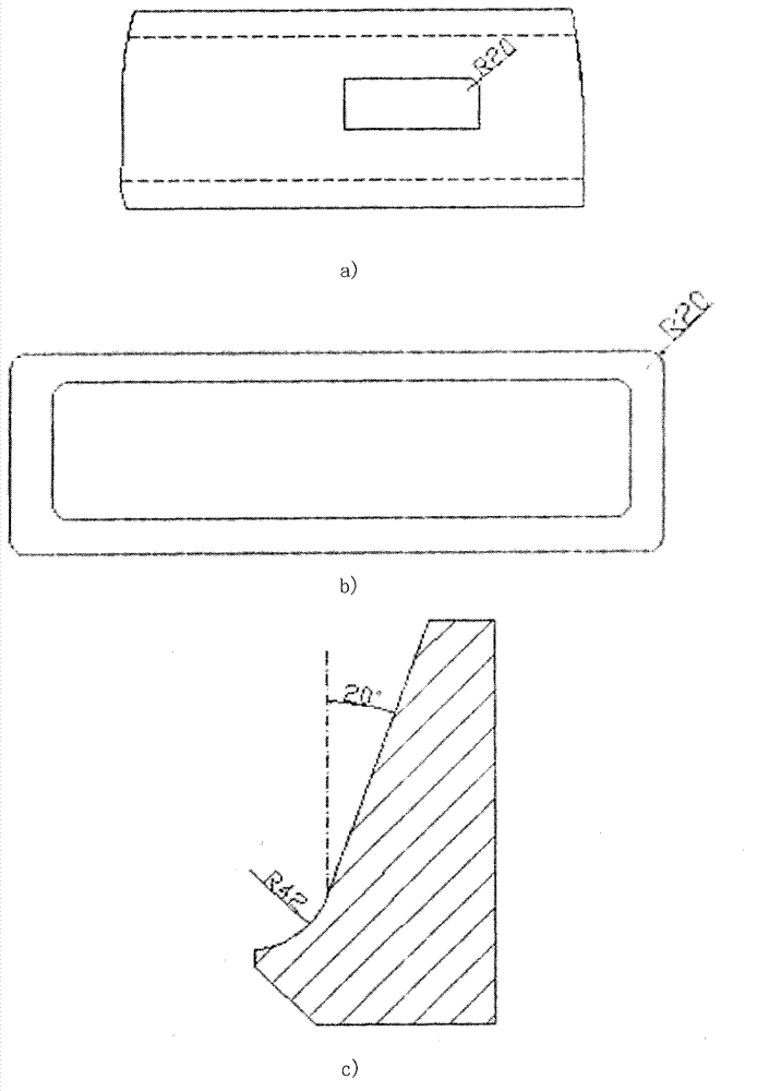 Method for patching, overlay welding and reproducing large-scale hollow steel casting