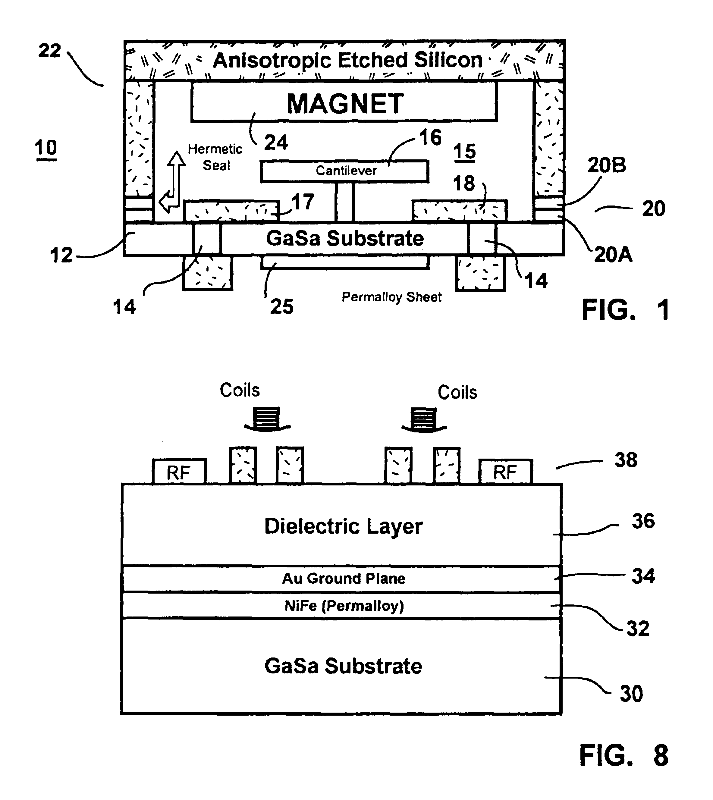Latching micro magnetic relay packages and methods of packaging