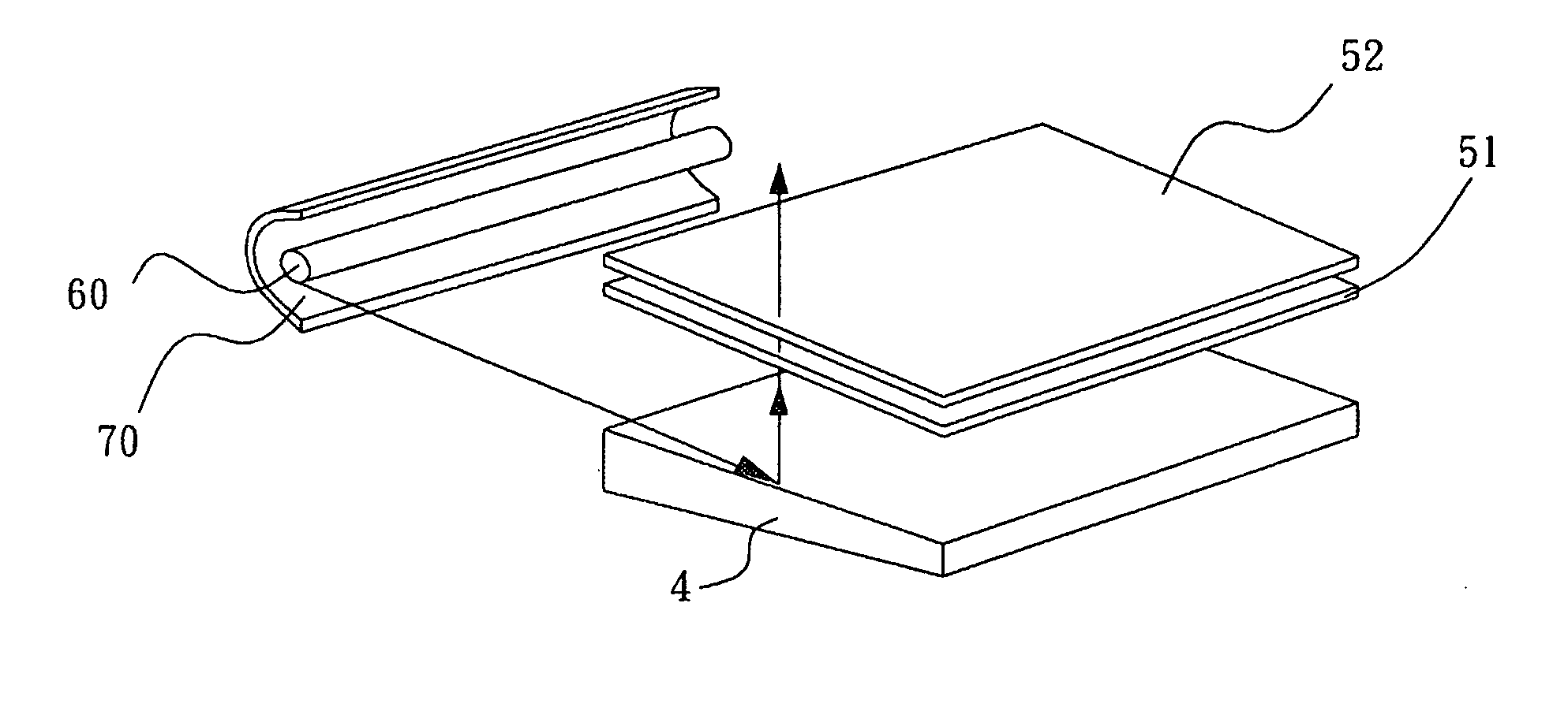 Reflecting apparatus for backlight module of flat panel display