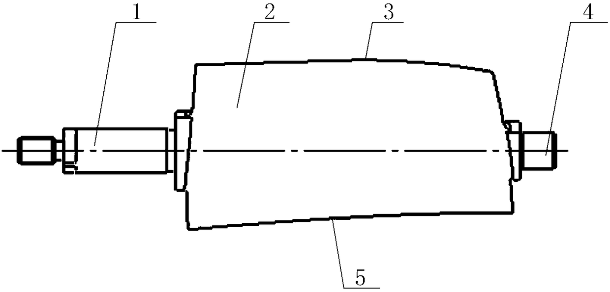 Measurement system for front and back edge positions of engine guide vane