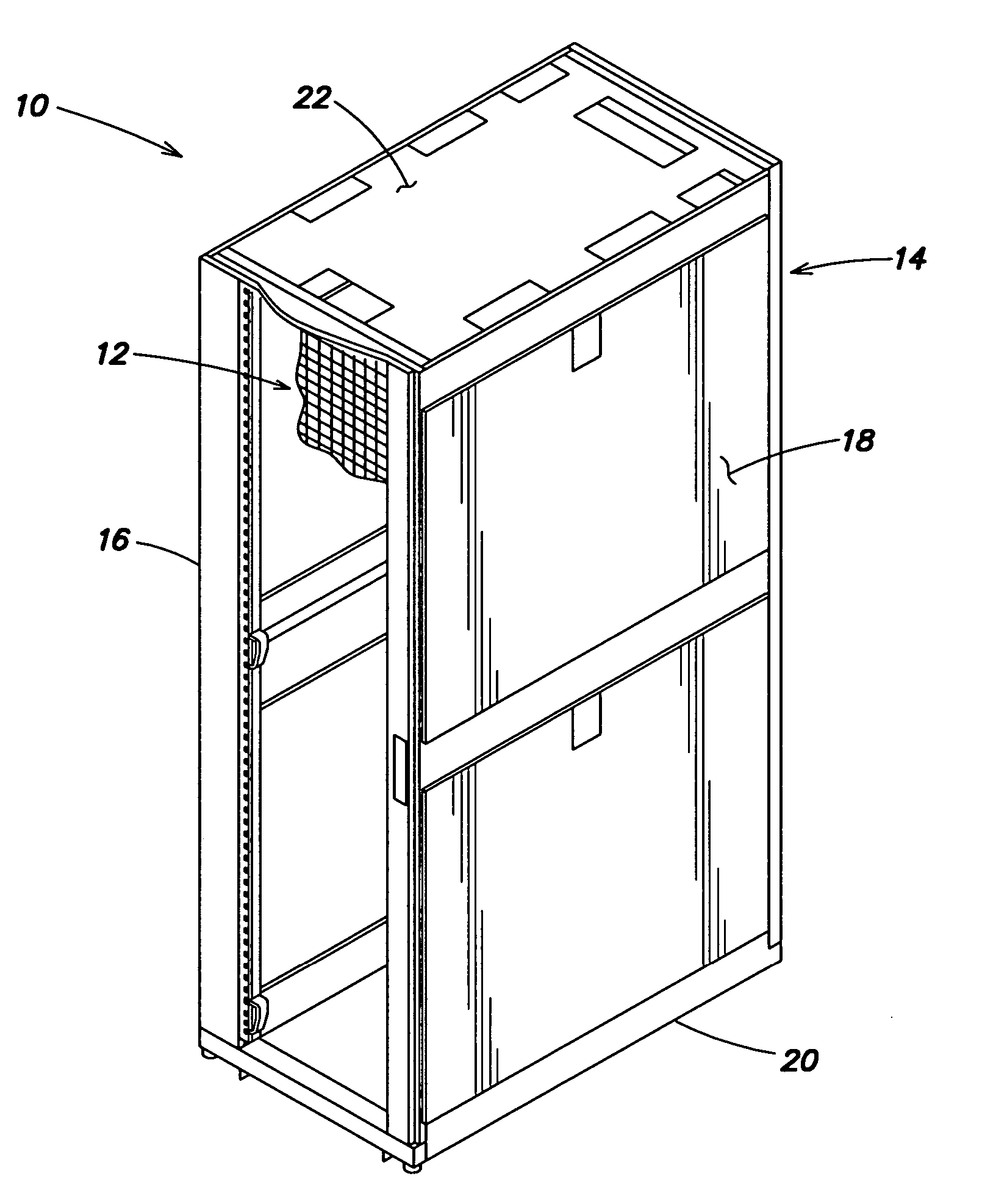 Equipment enclosure kit and assembly method