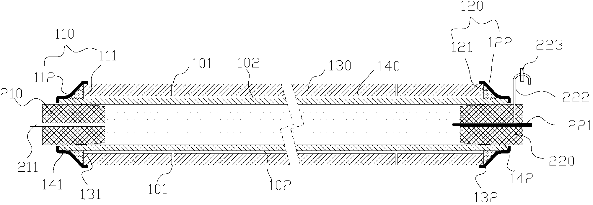 Bimetal composite pipe semi-finished product and machining method thereof