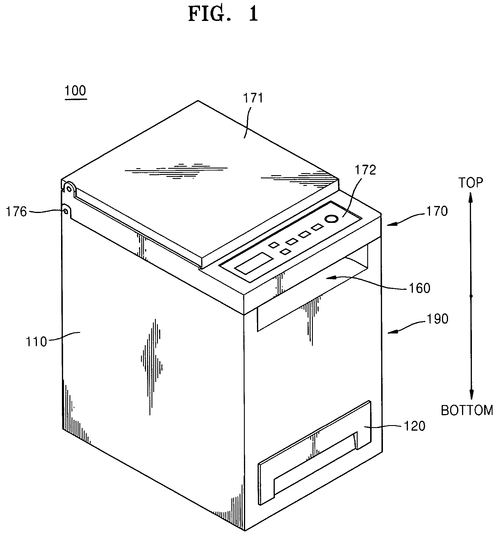 Image forming apparatus which can expand space of discharging unit
