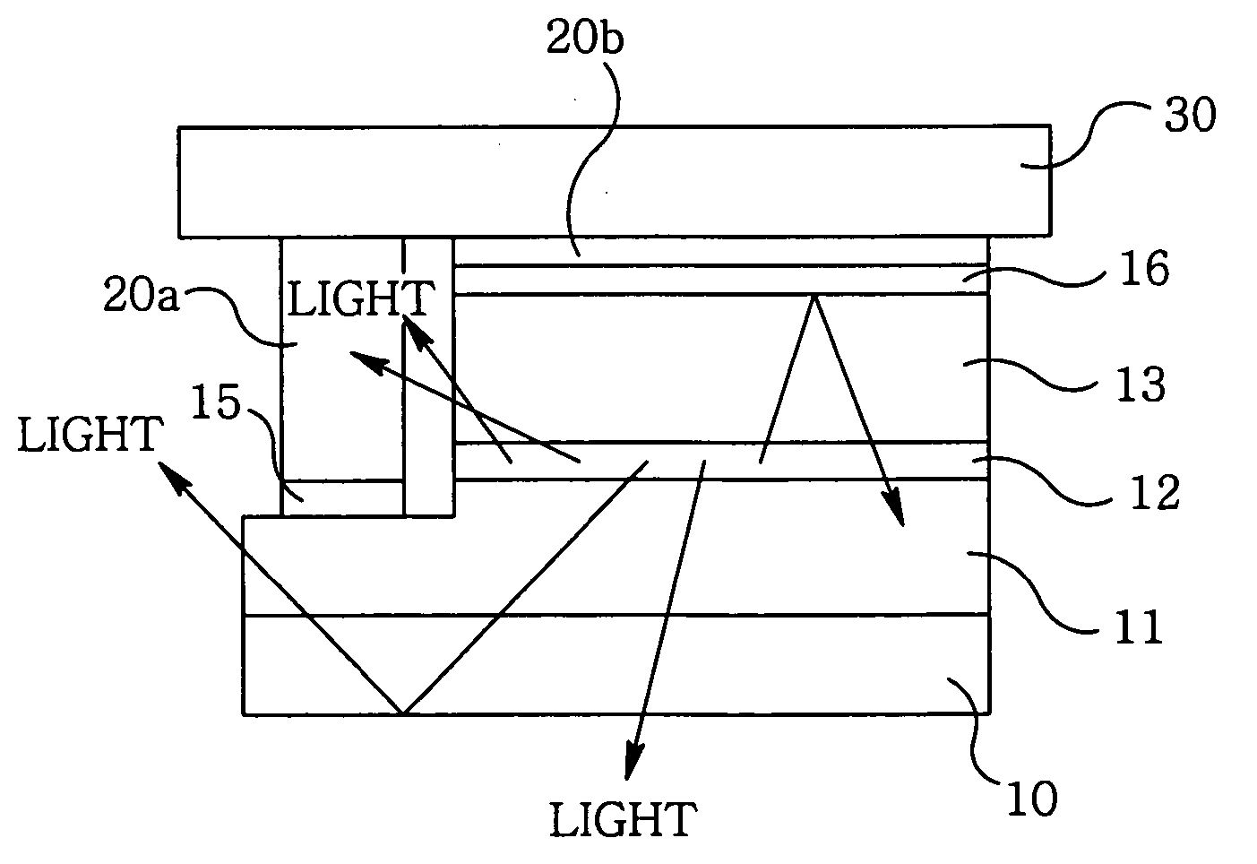 High output light emitting diode and method for fabricating the same