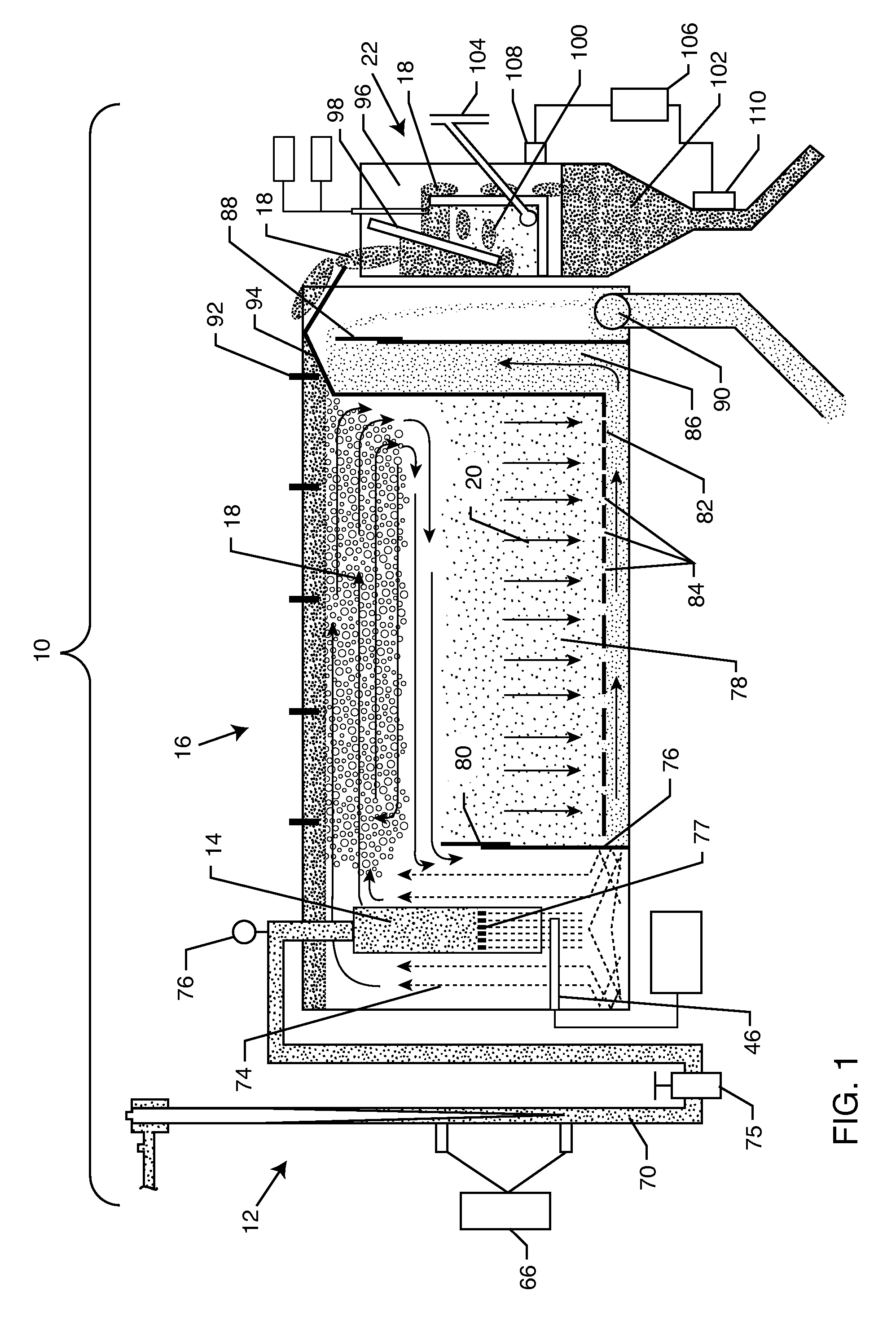Control system and process for wastewater treatment