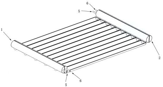 Efficient water-cooling heat dissipation plate