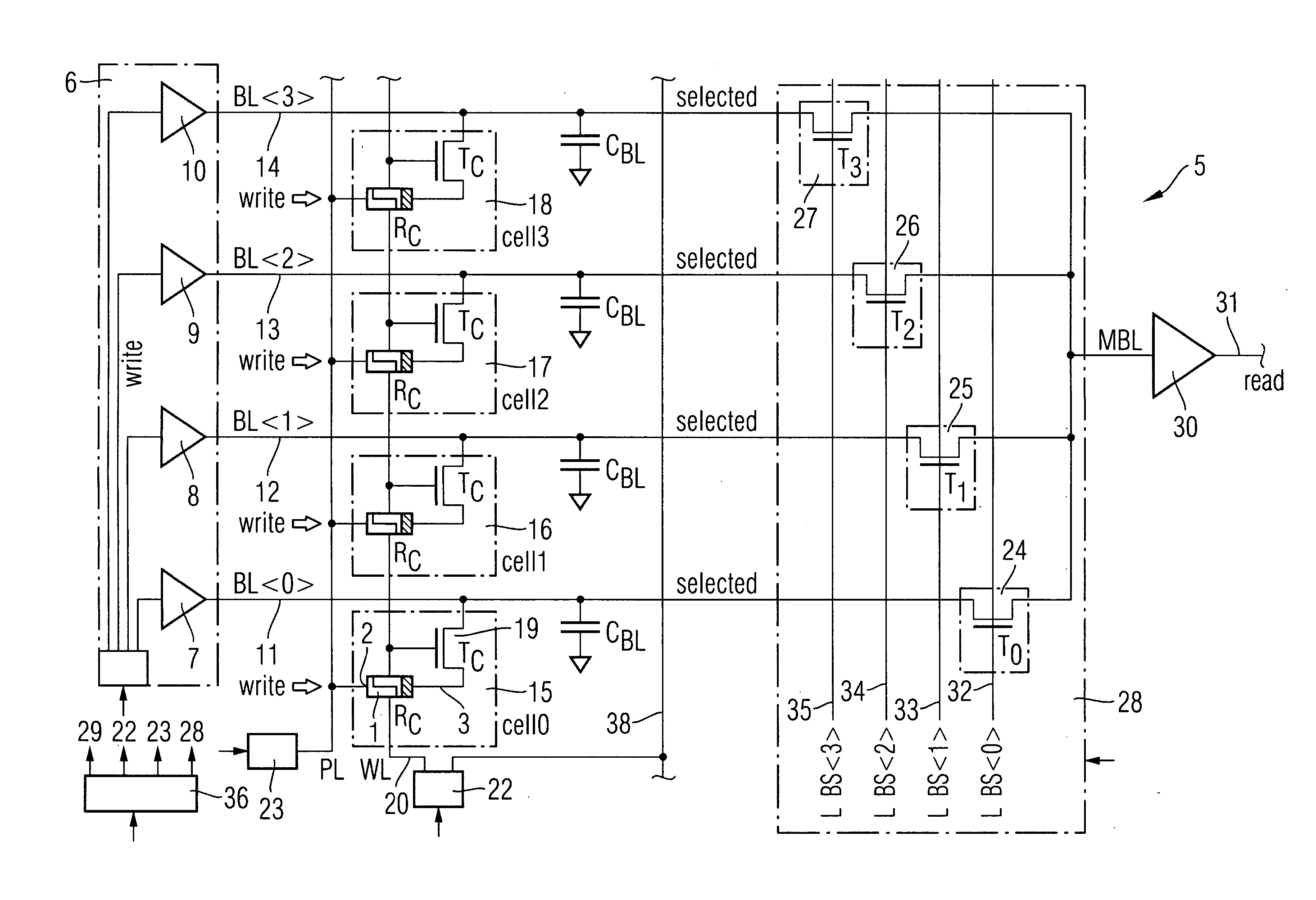 Method for writing data into a memory cell of a conductive bridging random access memory, memory circuit and CBRAM memory circuit