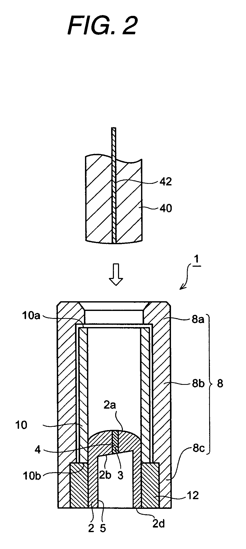 Optical receptacle having stub capable of enhancing optical coupling efficiency and optical module installing the same