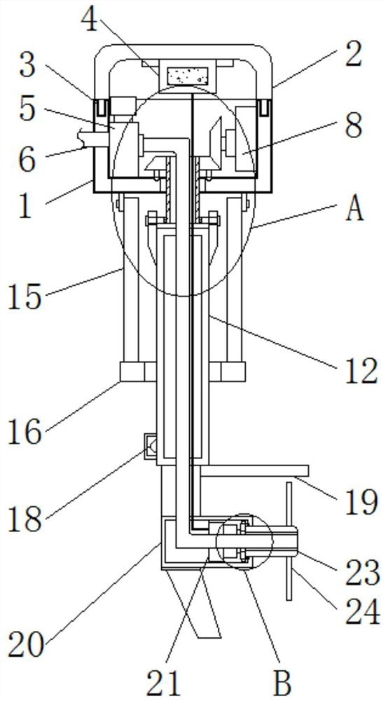 A ship propulsion method and device thereof for avoiding hitting rocks