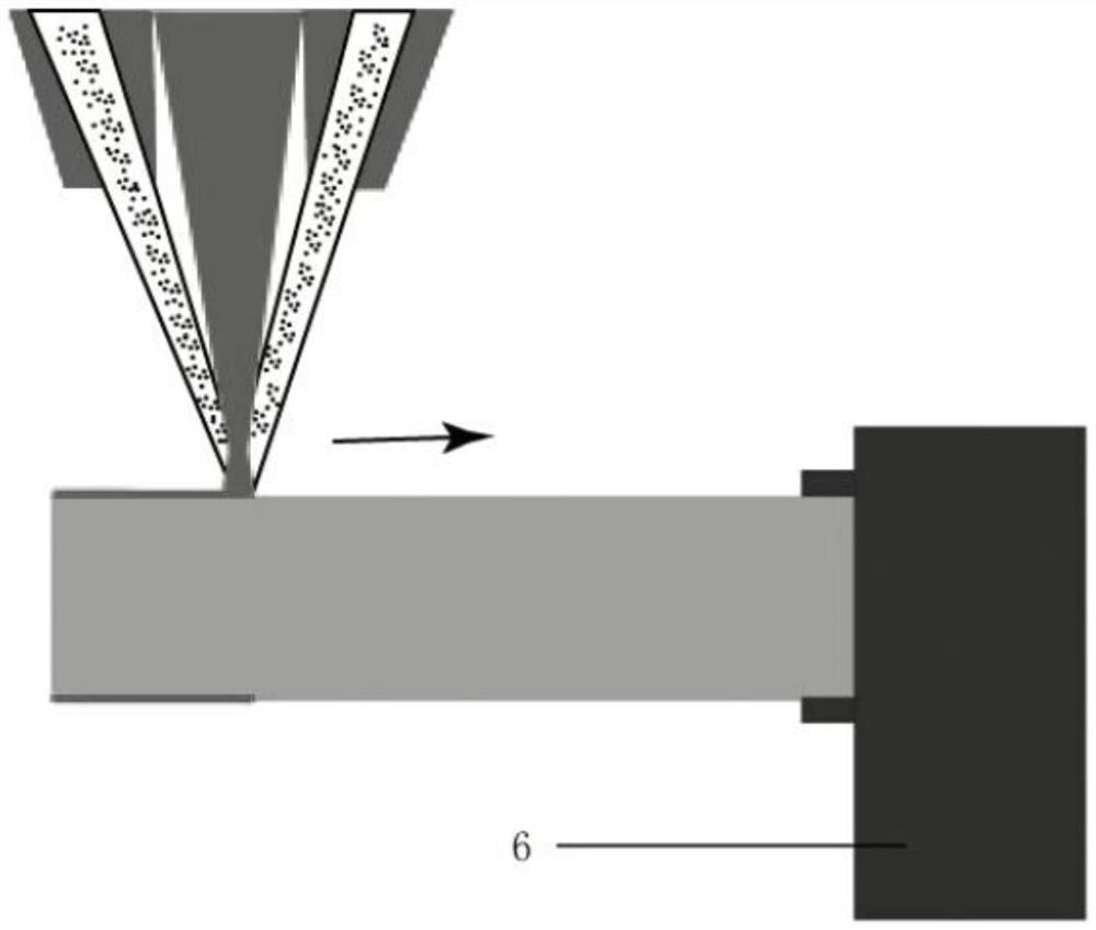 Preparation method of airplane hydraulic oil tank piston rod surface coating