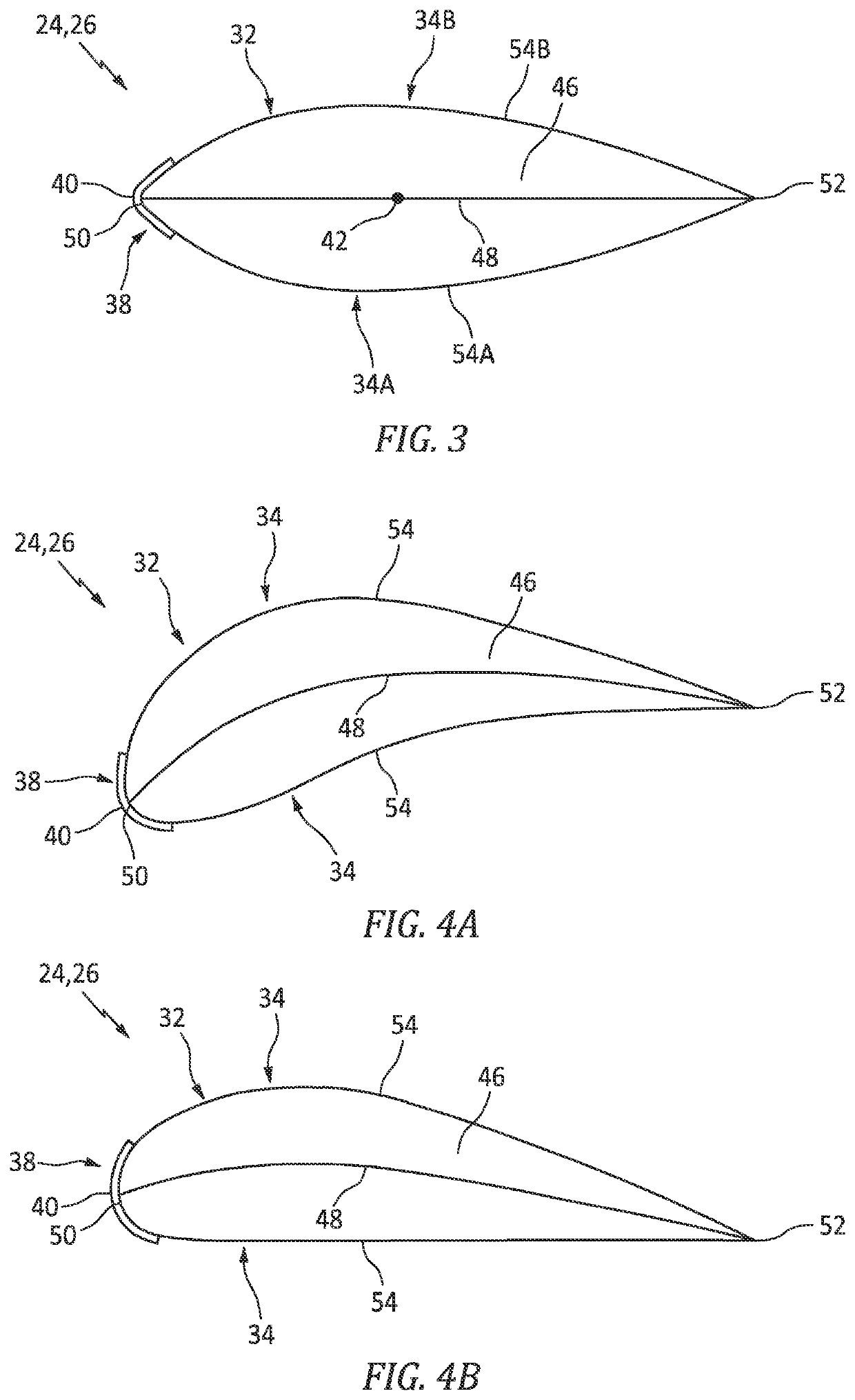 Airfoil system with embedded electric device
