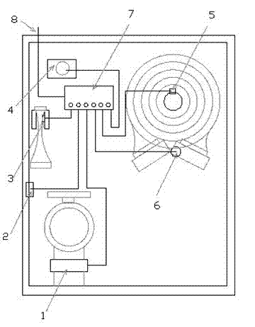 Electronic monitoring intelligent terminal for indoor hydrant station cabinet