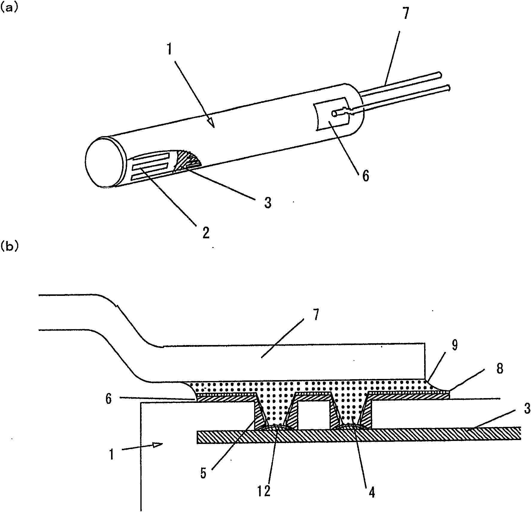 Ceramic heater and heating iron using same