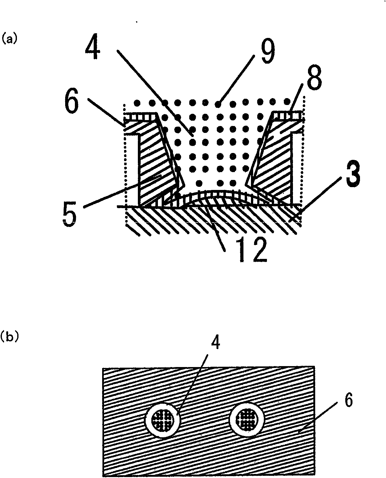 Ceramic heater and heating iron using same