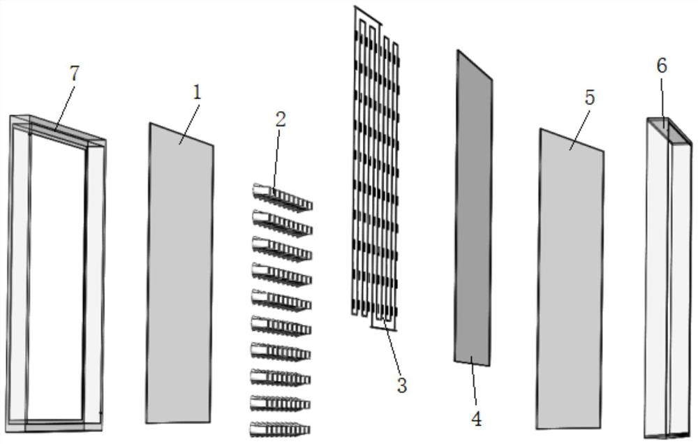 Thermoelectric combined multifunctional glass device