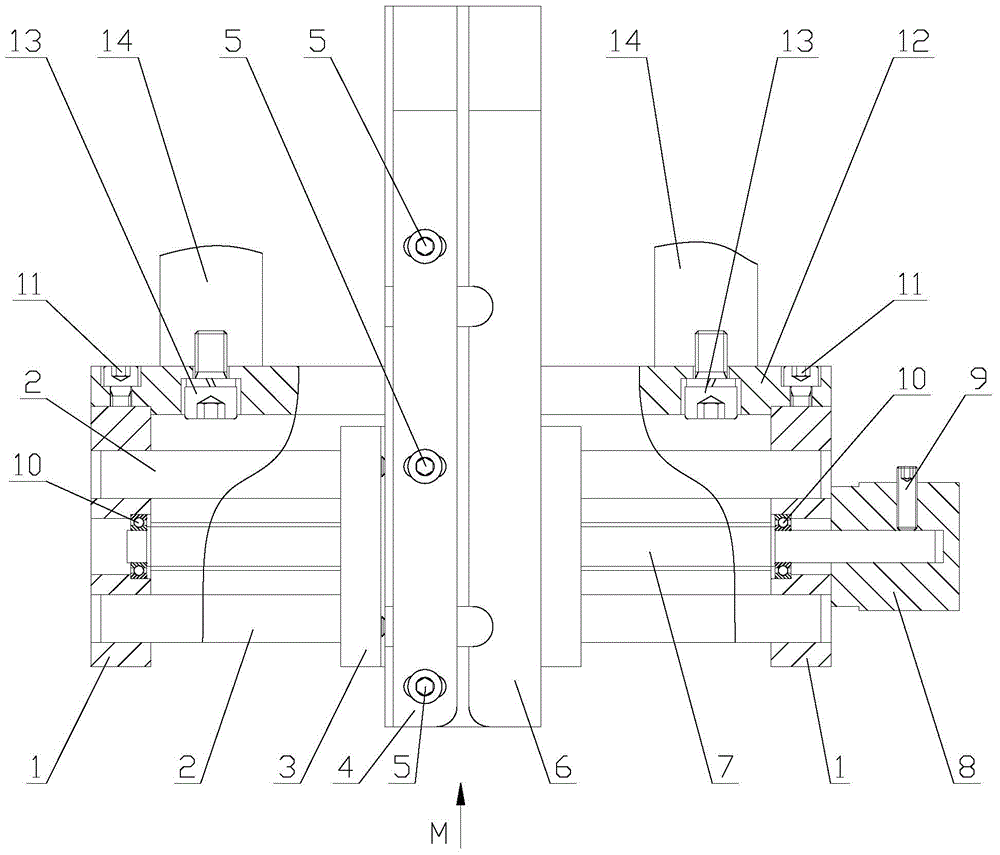 Wire feeding mechanism of copper strip mill