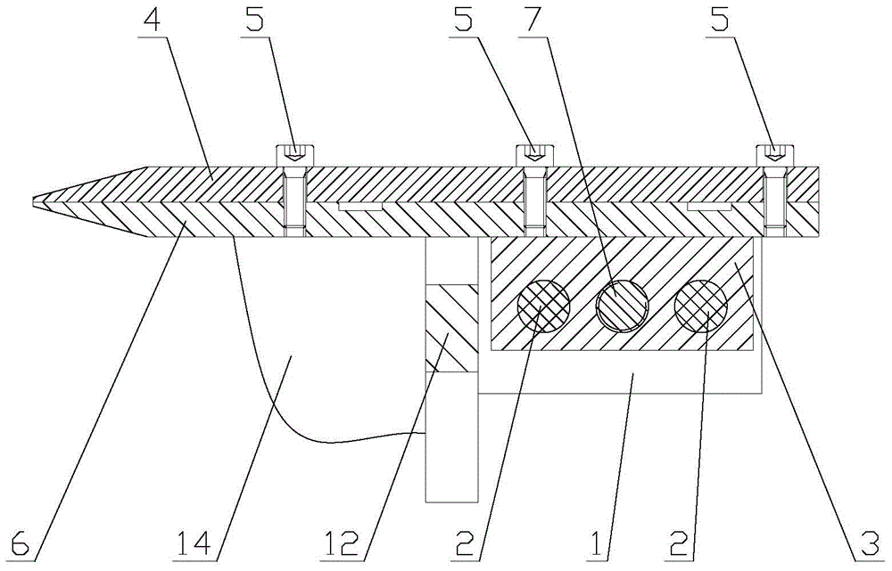 Wire feeding mechanism of copper strip mill