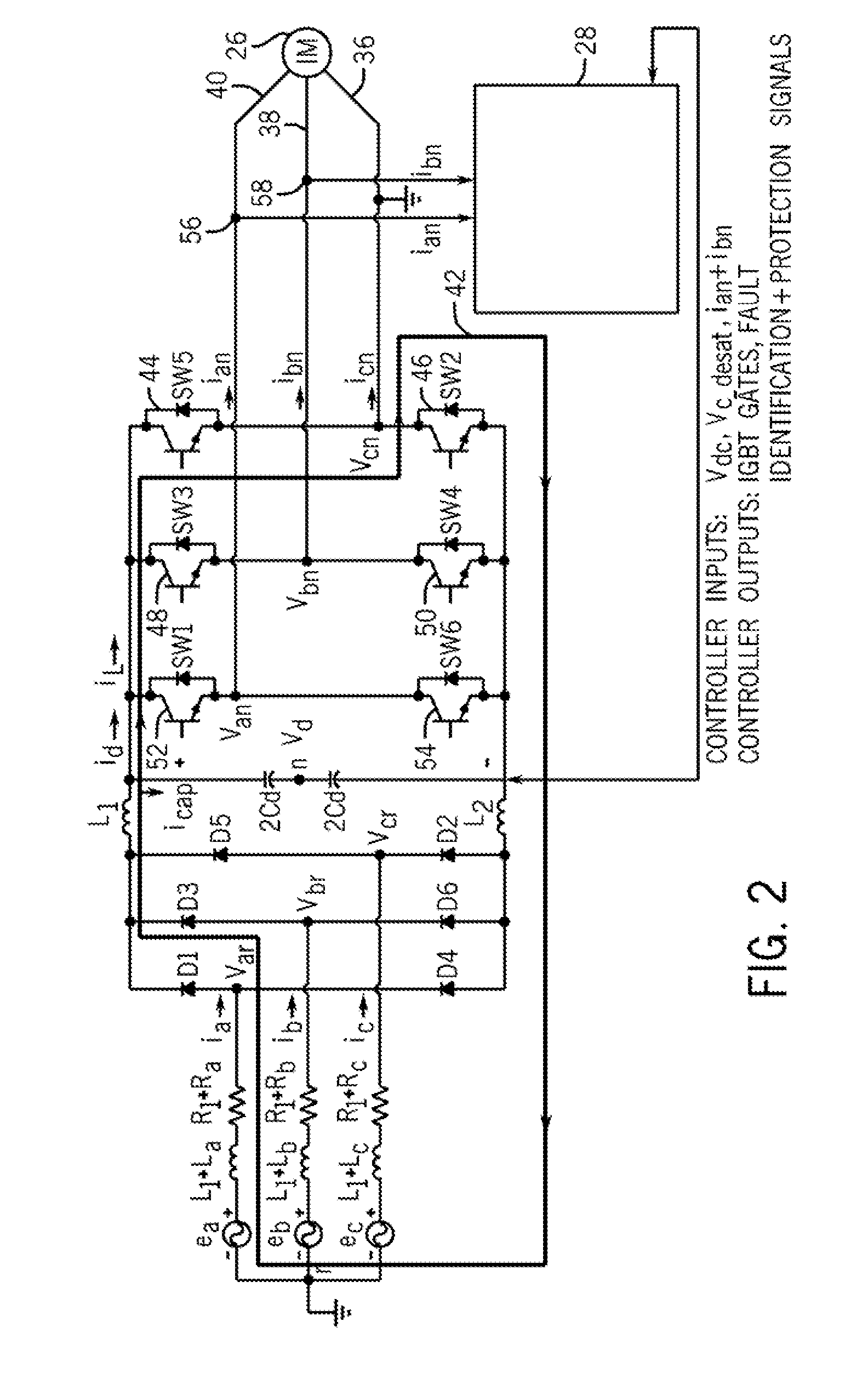 System and method for ground fault detection and protection in adjustable speed drives