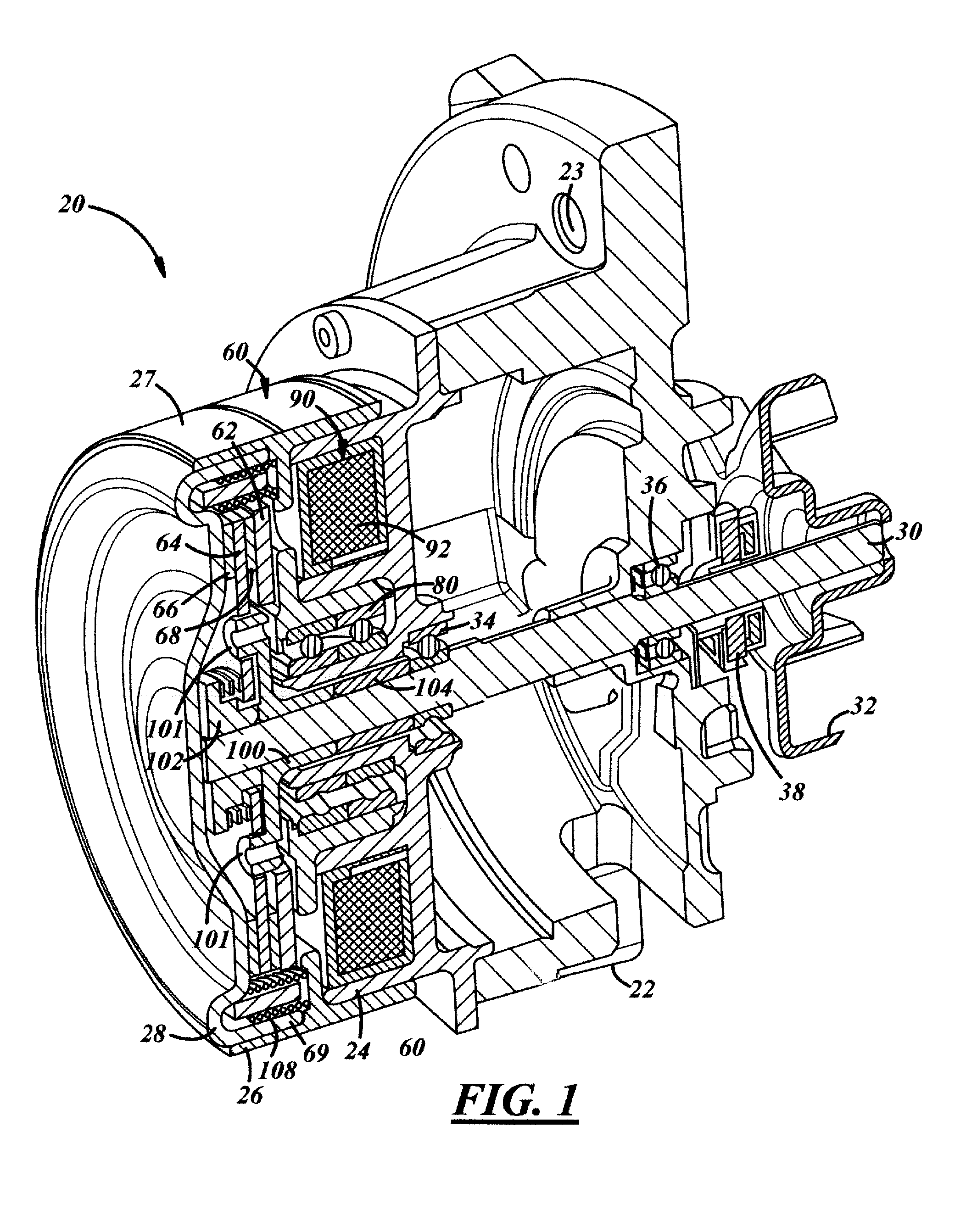 Accessory On-Off Drive With Friction Clutch