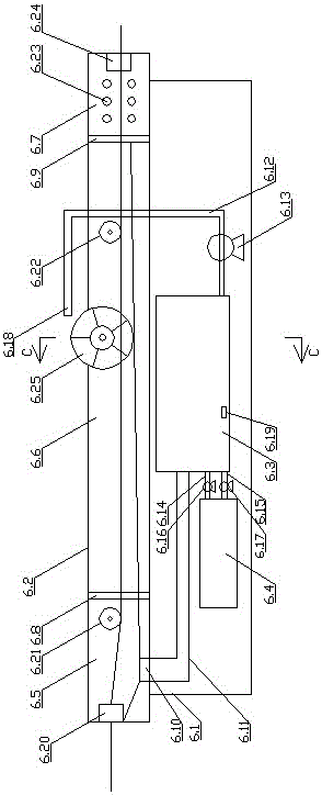 RF coaxial cable cooling device and cooling method thereof