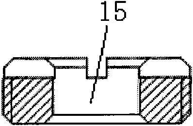 Device for carrying out long-time continuous optical monitoring on liquid concentration