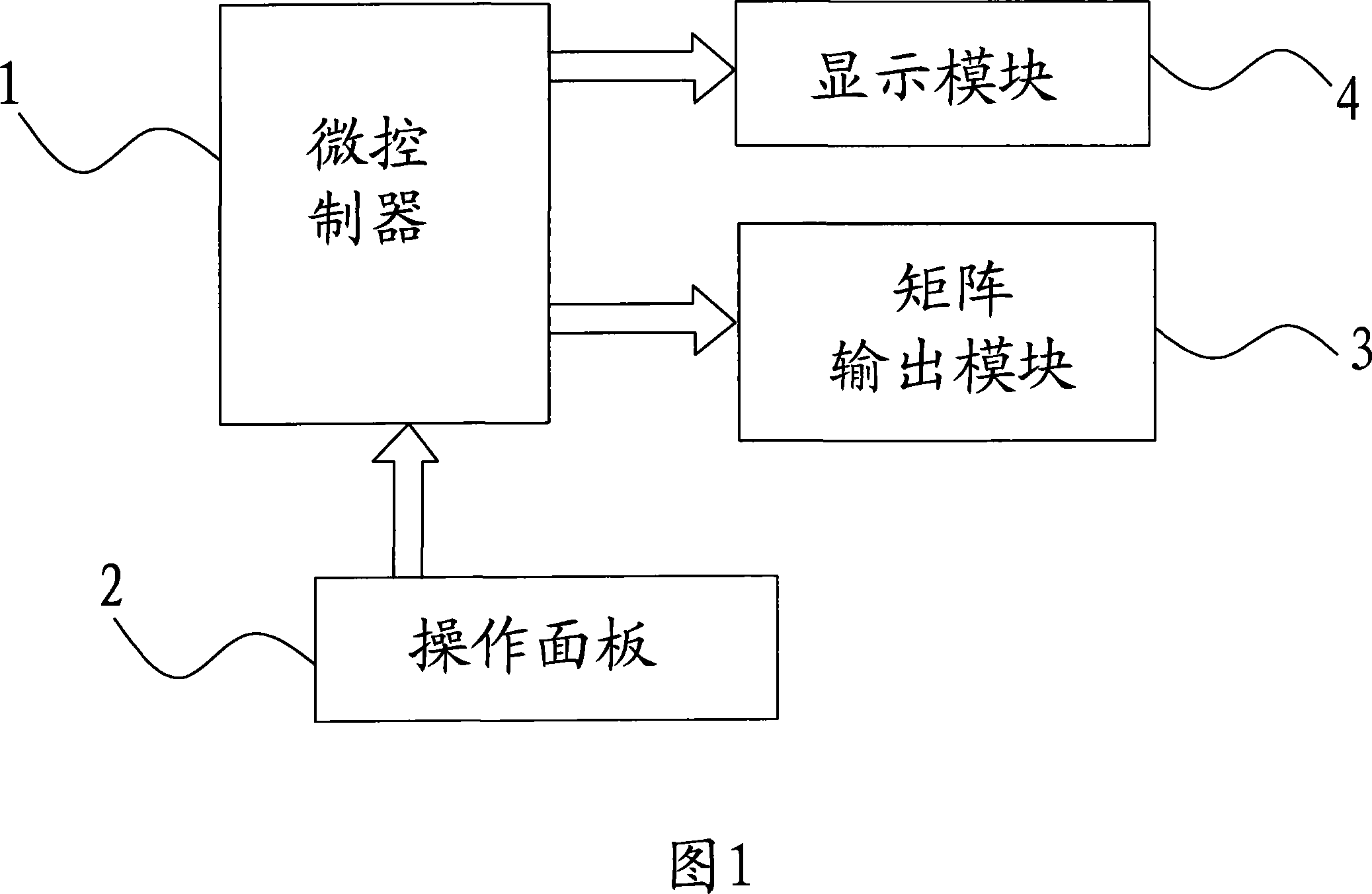 Non-contact matrix switch for controlling a plurality of lighting equipments