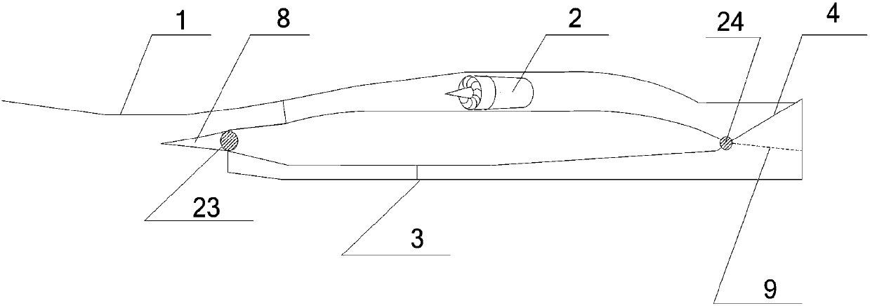 Control method of turbo-based twin-chamber ram combined cycle engine