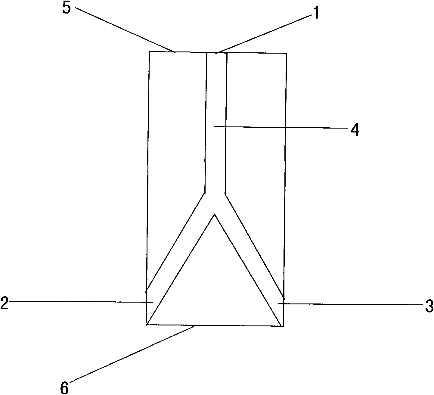 Branched accelerating device