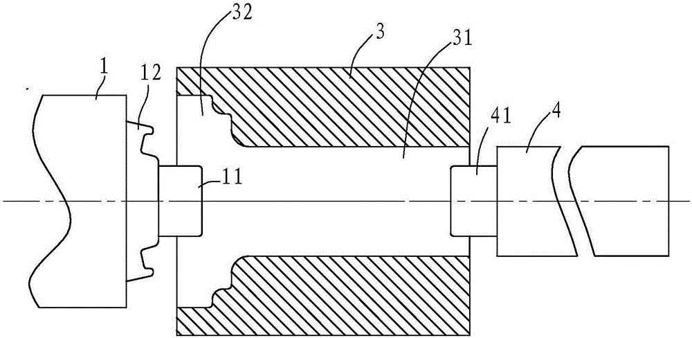 Extruding-expanding molding method for rim provided with flange