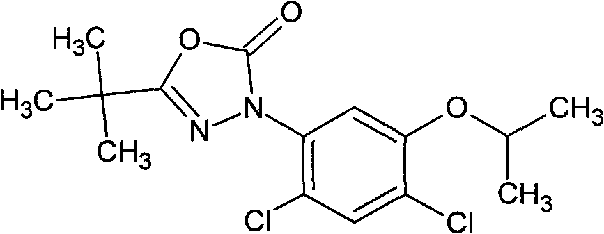Herbicide composition including metamifop and oxadiazon