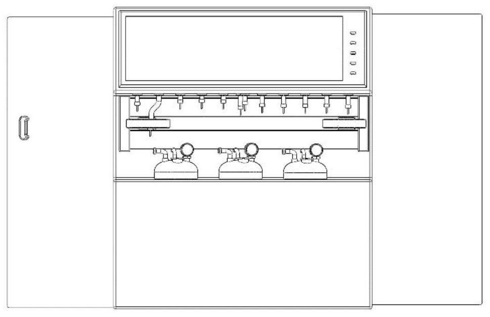 Intelligent parallel anaerobic culture fermentation system