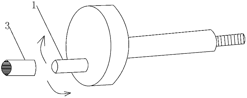Eccentric shaft of side gauge device