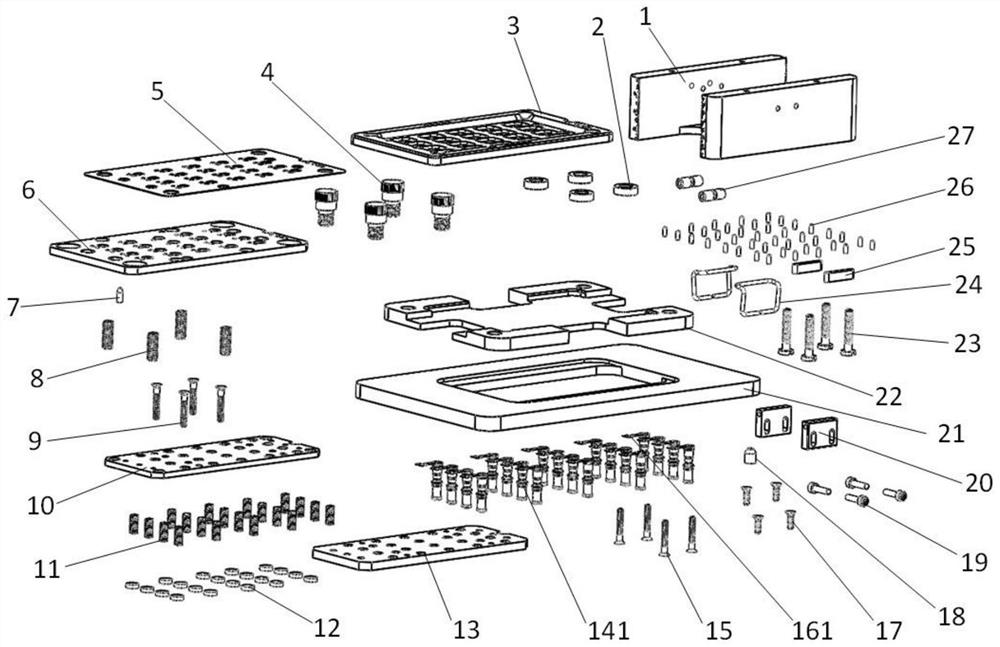 Optical device soft board welding tool