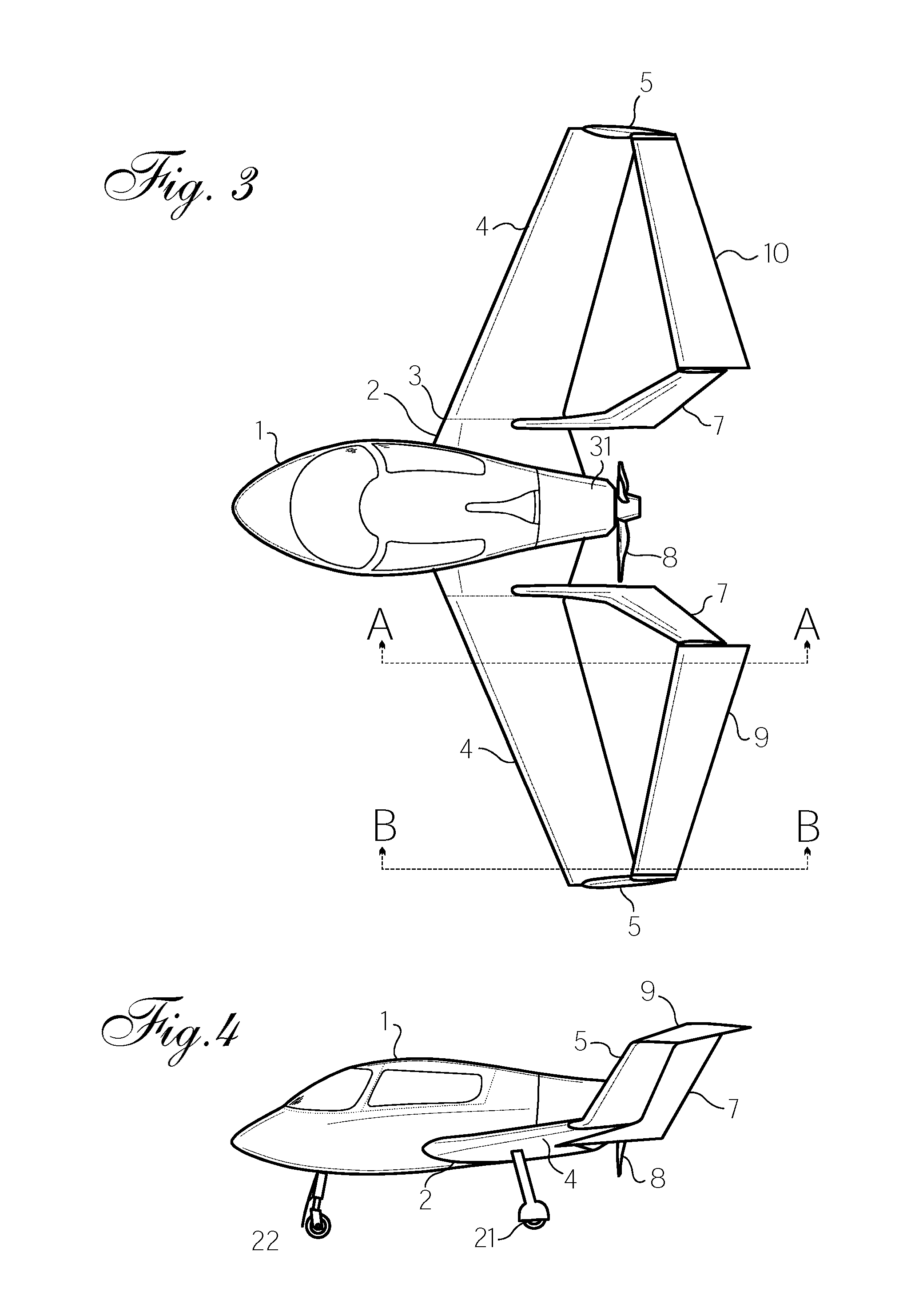 Aircraft stability and efficient control through induced drag reduction