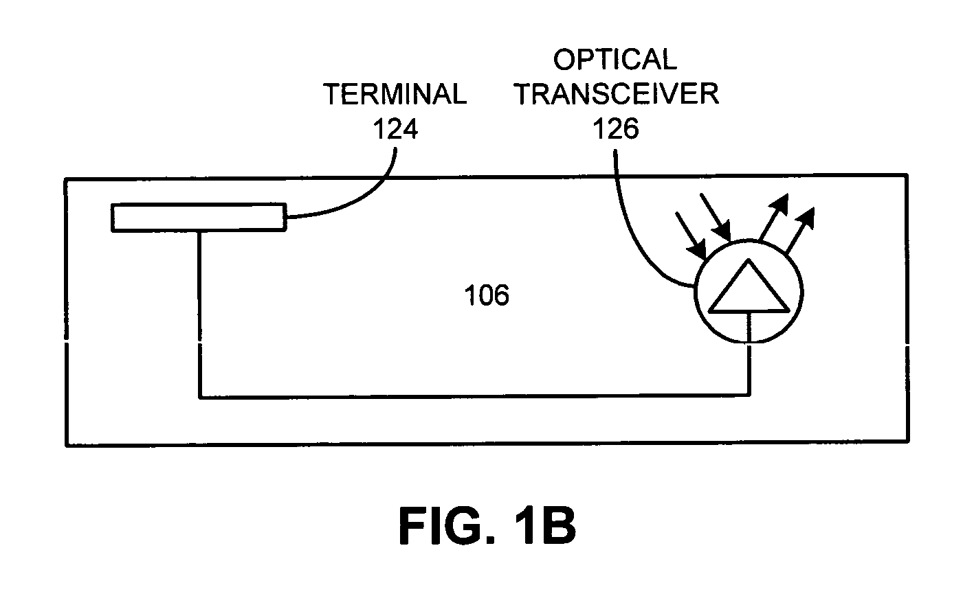 Integrated proximity-to-optical transceiver chip