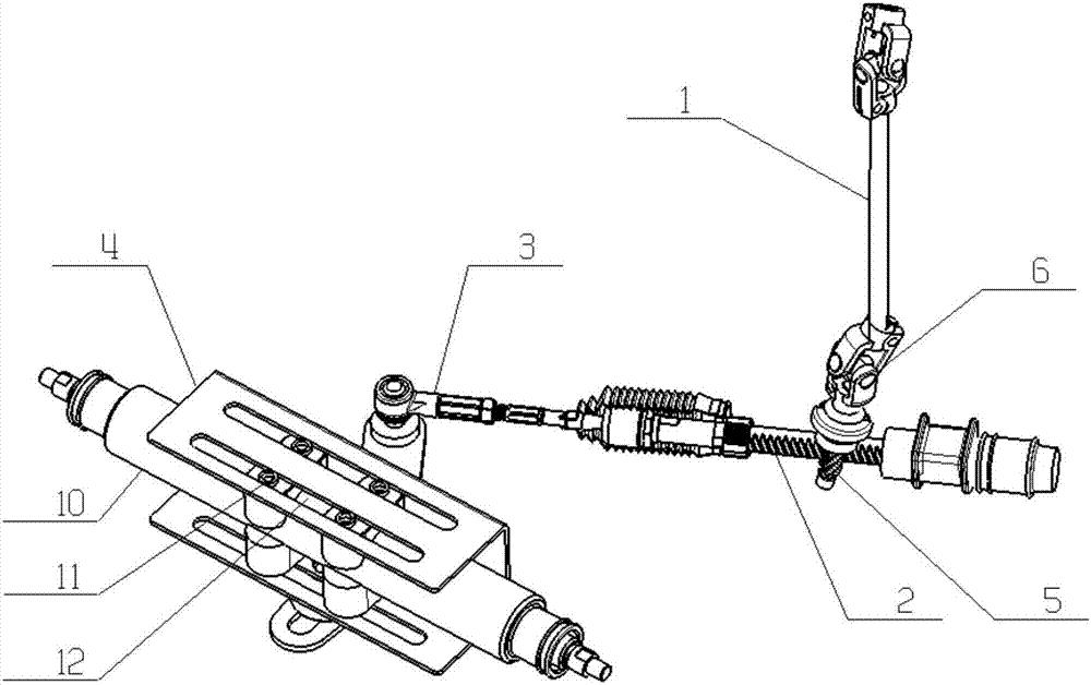 Mechanism enabling wheels to steer in same direction and in inverse direction