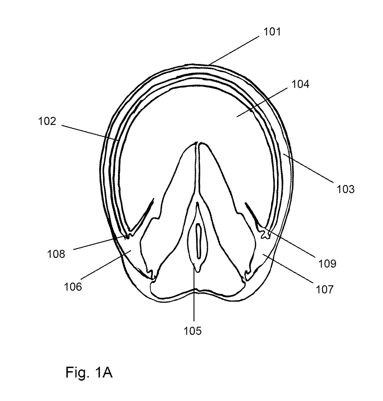 Horse hoof pad-like support device