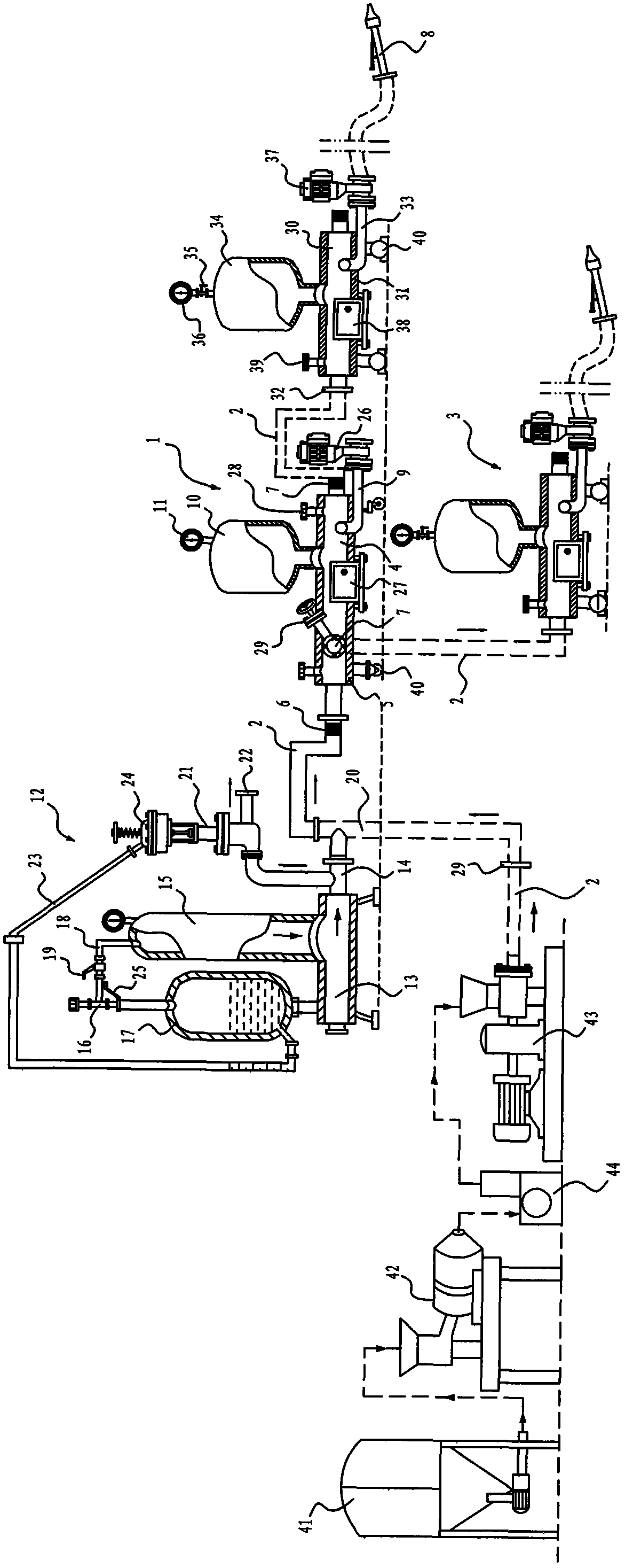 Dry-mixed mortar intelligent wall integrated system