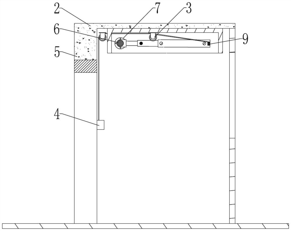 Clothes hanger mounting structure of assembled balcony