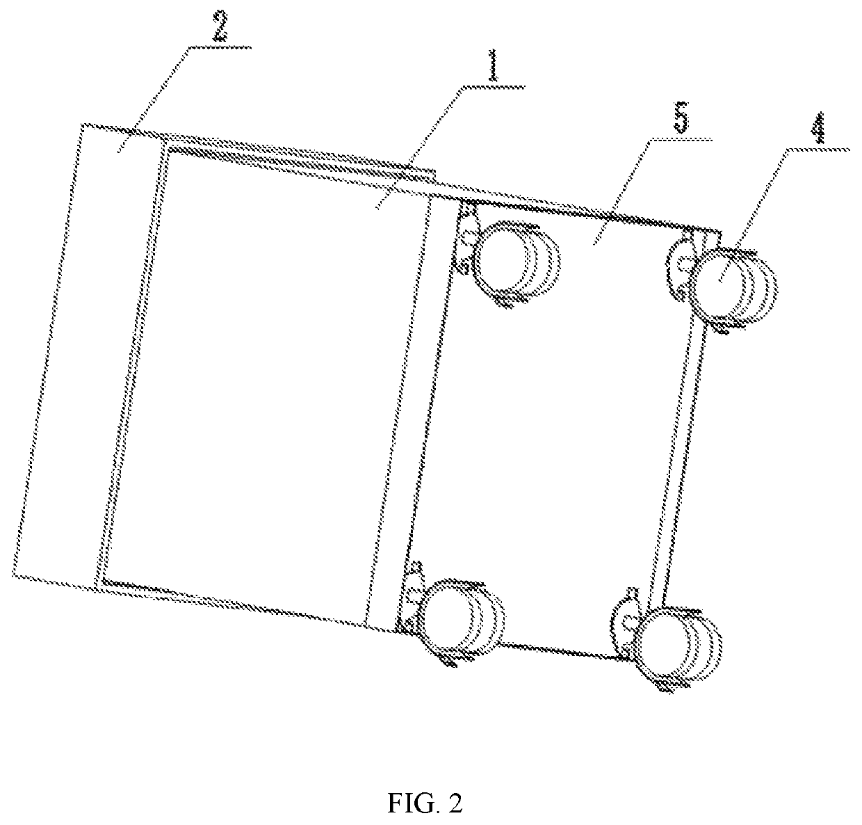 Folding storage stool on wheels