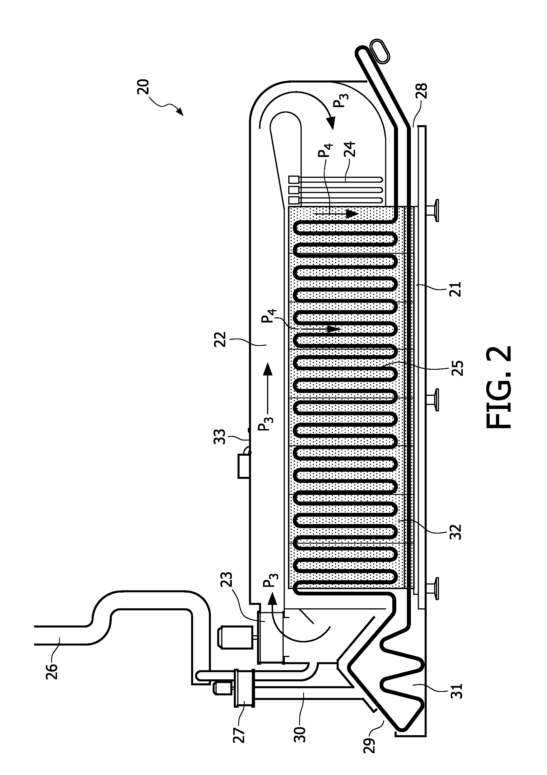 Device for treating elongate food products with a conditioned airflow