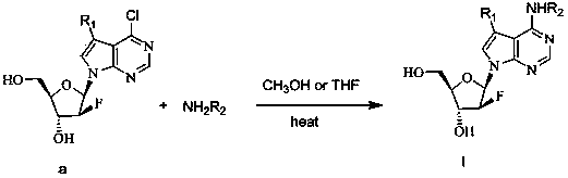 7-deazapurine ribonucleoside compounds, and synthesis method and medical application thereof