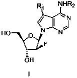 7-deazapurine ribonucleoside compounds, and synthesis method and medical application thereof